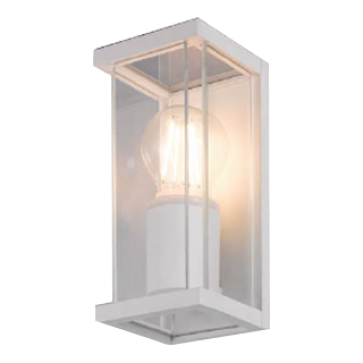 CHIROM - ĐƠN: ĐÈN TƯỜNG ĐƠN, VỎ TRẮNG -  BÓNG E27 X1