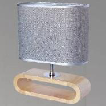 CODE: 2401 xám : Đèn bàn, KT: Ø240mm*H350mm