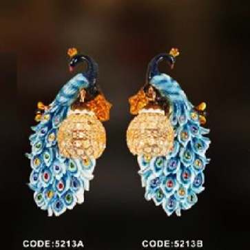 CODE: 1213A / CODE 1213B: Đèn gắn tường 1 bóng hình chim công - KT: Ø200mm x H500mm - Bóng đèn E27 x 1