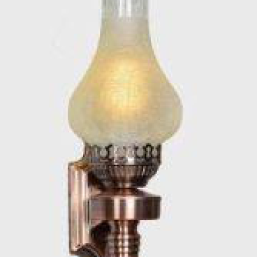 CODE: 6261-1W: Đèn tường dầu 1 bóng, KT: 120*100*420mm