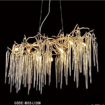 CODE: 8002-L1200: Đèn thả LED Phale giọt nước - KT: L1200mmx450mm - Đèn LED G - 2.5