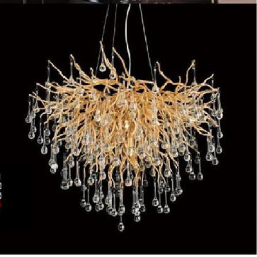 CODE: 8012-800: Đèn thả LED phale giọt nước - KT: Ø800mm - Đèn LED G-2.5