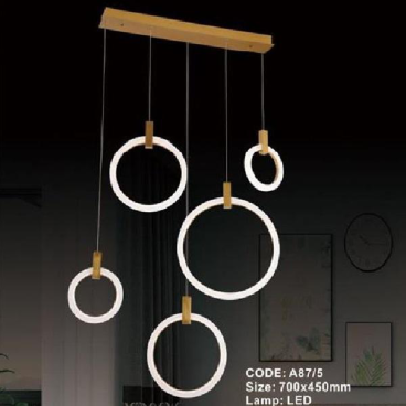 CODE: A87/5: Đèn thả LED - KT: 700mm x450mm - Đèn LED