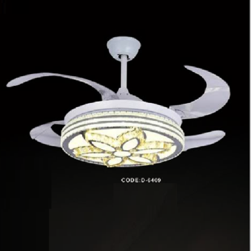 CODE: D - 6409: Quạt trần đèn cánh xếp