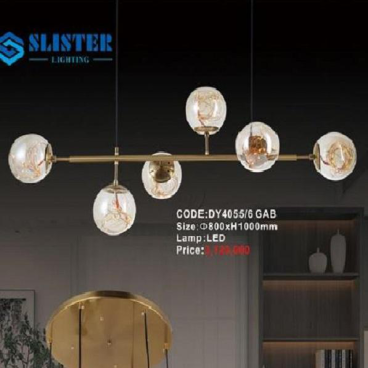 CODE: DY4055/6 GAB: Đèn thả LED - KT: Ø800mm x H1000mm - Đèn LED