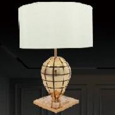 CODE: HY - 4121 : Đèn bàn , KT: Ø420mm*H710mm, Đèn chân E27*1 bóng