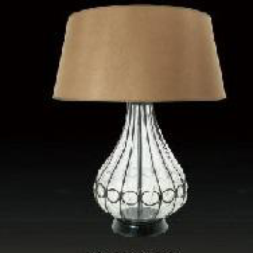 CODE: - HY - 61097T : Đèn bàn , KT: Ø450mm*H750mm, Đèn chân E27*1 bóng