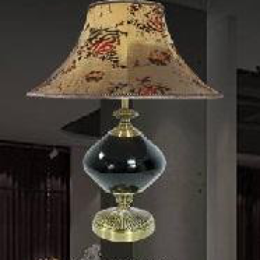 CODE: HY - 6228T : Đèn bàn , KT: Ø450mm*H680mm, Đèn chân E27*1 bóng