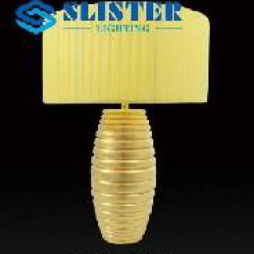 CODE: HY - 7355T : Đèn bàn , KT: Ø380mm*H665mm, Đèn chân E27*1 bóng