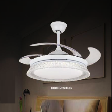 CODE: JR20335: Quạt trần đèn cánh xếp