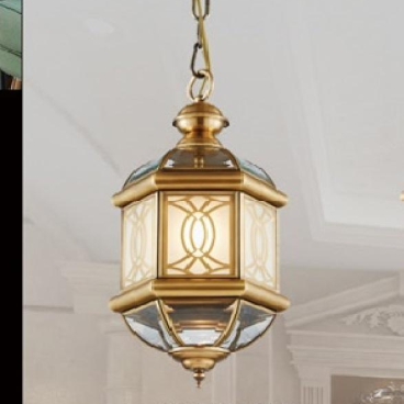 CODE: MZD 200: Đèn thả đồng - KT: Ø200mm*H410mm - Đèn E14 ( tính riêng)