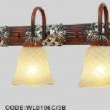 CODE: WL 0106C/3B: Đèn tường 1 bóng, chao thủy tinh, KT: L720mm*W210mm*H250mm