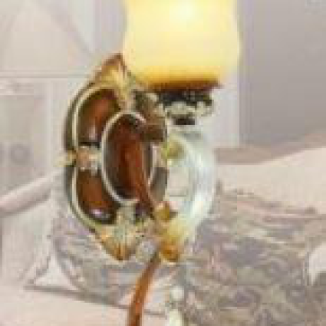 CODE: WL 0336/1: Đèn tường 1 bóng, chao thủy tinh, KT: L160mm*W250mm*H450mm