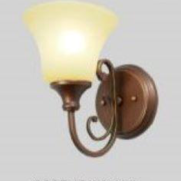CODE: WL 6106/1: Đèn tường 1 bóng, chao thủy tinh, KT: L180mm*W250mm*H270mm