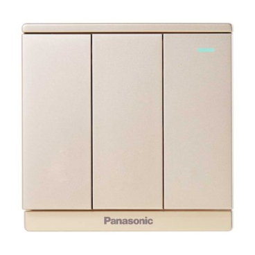 WMF516MYZ-1VN: Bộ 3 Contac C, 2 chiều, bắt vít, có chỉ báo dạ quang -  250V – 10A