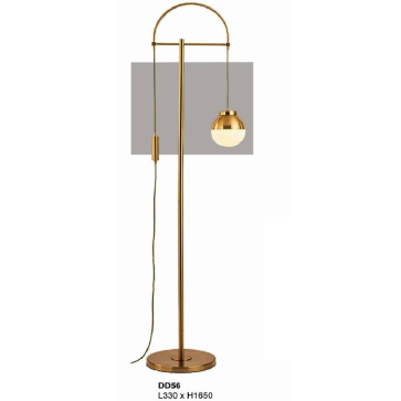 35 - DD56: Đèn bàn đứng - KT: L330mm x H1650mm - Bóng đèn E27 x 1 bóng