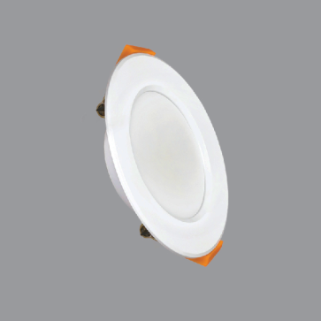 Đèn LED âm trần viền trắng 5W đổi màu