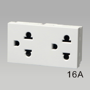 A50-50020: Ổ cắm đôi 3 chấu