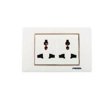 V8.02OC3CM/M3L: Ổ cắm đôi đa năng -  16A - 250V