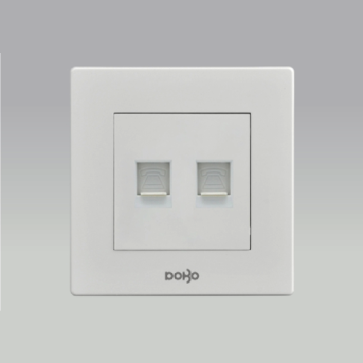 K50-88025: Bộ ổ cắm Điện thoại + Ổ mạng