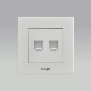 K50-88025: Bộ ổ cắm Điện thoại + Ổ mạng