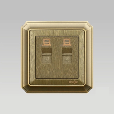 S70S-87023: Bộ 2 ổ cắm điện thoại