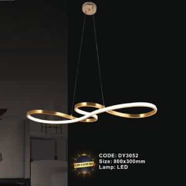 CODE: DY3052: Đèn thả LED - KT: 800mm x 300mm - Đèn LED đổi 3 màu