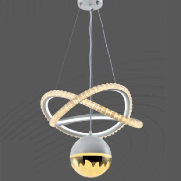 E3 - 310: Đèn thả LED - KT: Ø 480mm x H1000mm - Đèn LED 210W đổi 3 màu