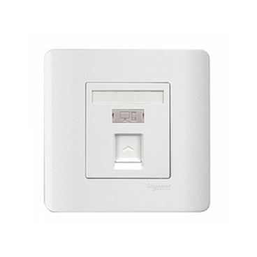 E8431RJS_5_G19: Bộ ổ mạng Cat5e đơn, màu trắng