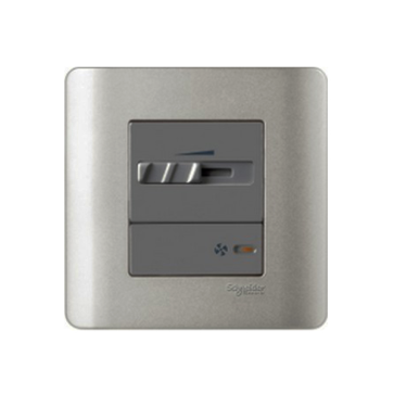 E8431SPF_SA: Bộ contac điều chỉnh tốc độ quạt, màu xám