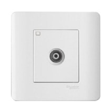 E8431TVS-G19: Bộ ổ cắm TV đơn, màu trắng