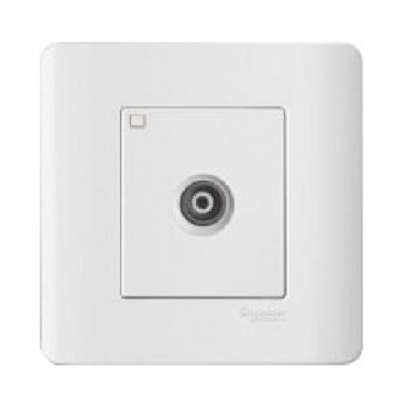 E8431TVS-G19: Bộ ổ cắm TV đơn, màu trắng