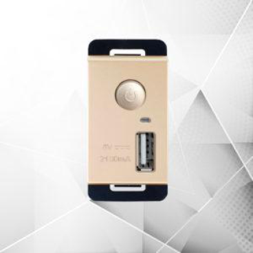 ED - U01- Hạt ổ cắm USB đơn DC5V 210mA