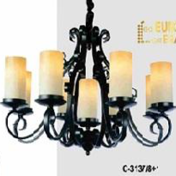 Era- C 3137/8 + 1 : Đèn chùm 9 bóng, KT: Ø780mm*H500mm, bóng E14*9 bóng tính riêng