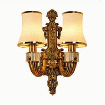 EU -V - 558: Đèn áp tường 2 bóng - KT: L290mm x W180mm x H380 - Đèn chân E27 x 2 bóng