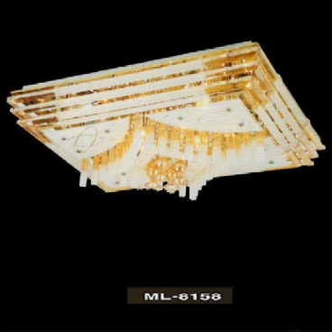 EU - ML- 8158: Đèn áp trần chữ nhật LED - KT: L850xc x W650mm x H300mm - Đèn LED đổi 3 màu - Remote