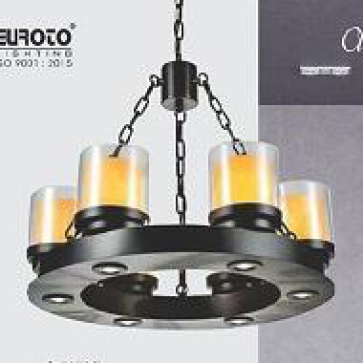 EU- C - 7359/6: Đèn chùm thả 6 bóng, KT: Ø650mm*H500mm