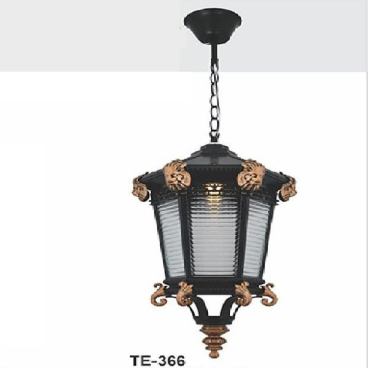 EU - TE - 366: Đèn thả đơn  - KT: Ø310mm x H580mm  - Đèn E27 x 1 bóng