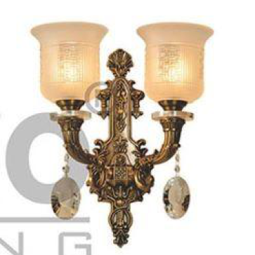 EU - V560: Đèn tường 2 bóng, thân hợp kim, KT: L330mm* W170mm* H380mm