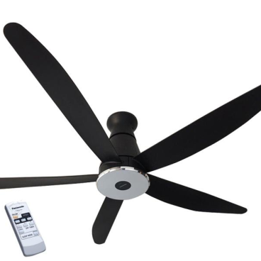 F - 60XDN ( màu đen): Quạt trần 37W, Remote Panasonic