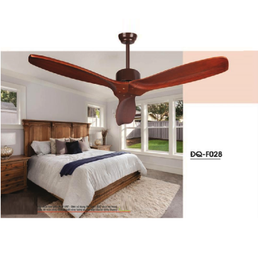 ĐQ - F028: Quạt trần 3 cánh gỗ