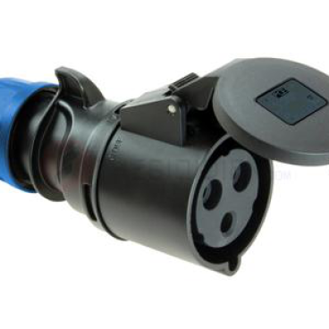 F213 - 6ECO : ổ cắm nối không kín nước 16A, 3P, 230V, 6H - IP 44 - NANOCO