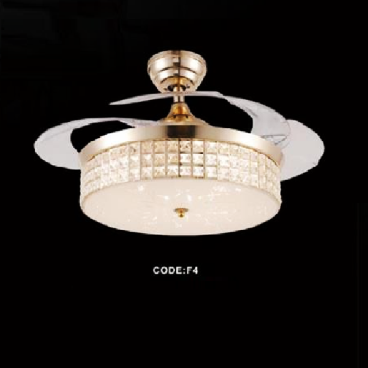 CODE: F4: Quạt trần đèn cánh xếp