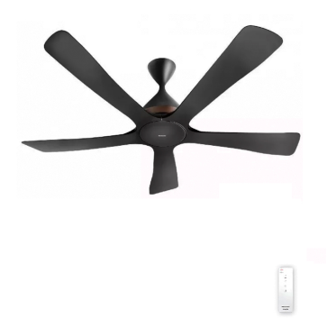 F-60DHN : Quạt trần Panasonic 5 cánh - ĐK cánh: 1500mm - Chiều dài ti: 373mm - Remote