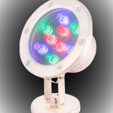 FN 07 - Đèn pha sử dụng dưới nước LED 9W - ánh sáng đổi màu - HF