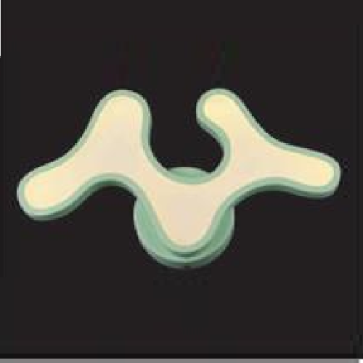 AN - VL - ZD 8002/GR: Đèn gắn tường LED - KT: L320mm x H180mm - Đèn LED ánh sáng vàng 3000K