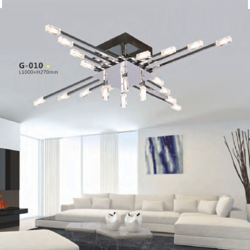 TCT - G-010: Đèn chùm ý 20 bóng - KT: L1000mm x H270mm - Bóng đèn ghim LED x 20 bóng