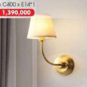 GT - 3003: Đèn tường 1 bóng, thân hợp kim, KT: N150mm*H400mm