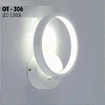 LH - GT - 306: Đèn gắn tường LED - Đèn LED ánh sáng vàng 3500K