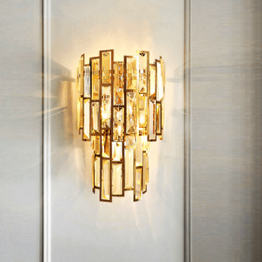 LH - GT -  449: Đèn gắn tường Phale - KT: L230mm x H330mm - Bóng đèn E14 x 2 bóng